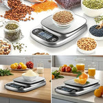 Tuzwa Precision Kitchen Scale | 10kg Digital Food Scale with LCD Display | High-Accuracy Kitchen & Jewelry Scale for Baking, Cooking & Meal Prep