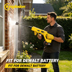 Tuzwa Cordless Pressure Washer for DeWalt Battery – Portable Electric Car Wash Gun with Foam Sprayer for Car, Garden & Outdoor Cleaning