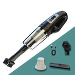 Tuzwa 120W Cordless Handheld Car Vacuum Cleaner – Strong Suction Portable Rechargeable Vacuum for Car & Home, Lightweight 0.23kg Design