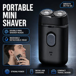 Tuzwa Electric Shaver for Men – Dual Head USB Rechargeable Cordless Portable Razor for Quick Shaving, Travel & Daily Grooming