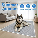Tuzwa Large Dog Cooling Mat – Breathable Pet Cooling Pad with Anti-Slip Base, Hand Washable Portable Bed Mat for Dogs & Cats