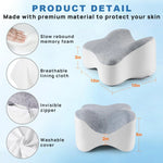 Tuzwa Memory Foam Knee Pillow for Side Sleepers – Ergonomic Between-Legs Support Cushion for Comfortable Sleep
