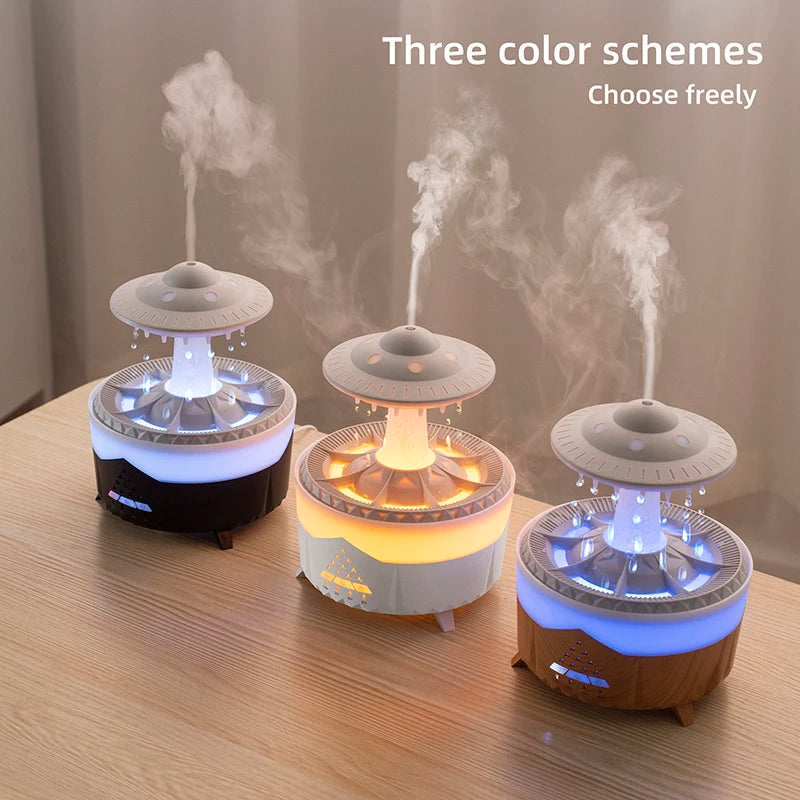 Tuzwa 350ML Mini USB Humidifier & Remote Control – Compact Aromatherapy Humidifier for Bedroom, Desk & Office