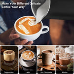 Tuzwa 4-in-1 Electric Milk Frother – Automatic Hot & Cold Milk Foamer for Latte, Cappuccino, Coffee & Milk Drinks