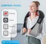 Shiatsu Massage Cushion with Infrared Heating | Portable Pain Relief for Neck and Shoulders 1