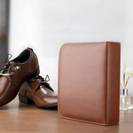 Shoe Care Kit | Premium Shoe Polish Kit with Horsehair Brushes & Microfiber Cloths | Essential Leather Maintenance Set 6