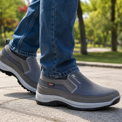 Waterproof Orthopedic Shoes for Men, Elegant All Day Comfort Dress Shoes for Office and Formal Wear