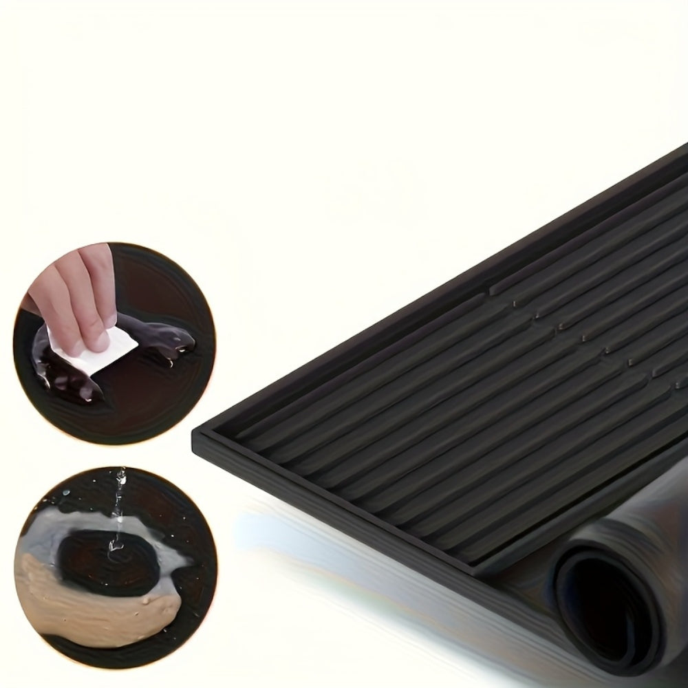Silicone Coffee Bar Mat with Drainage | Stylish and Practical Solution for Clean Brewing 6