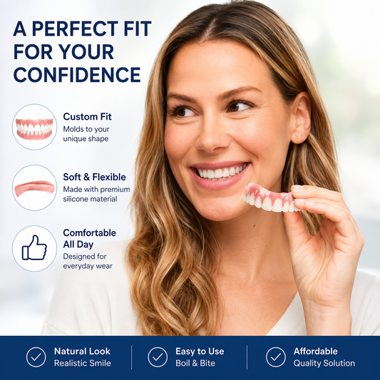 Silicone Dental Prosthetics | Biocompatible Custom Fit Solution | Natural Look for Confidence 0