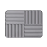 Silicone Dish Drying Mat with Heat Resistance | Foldable Anti-Slip Kitchen Organizer for Effortless Drying 4
