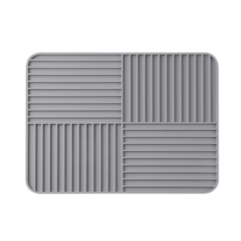 Silicone Dish Drying Mat with Heat Resistance | Foldable Anti-Slip Kitchen Organizer for Effortless Drying 4