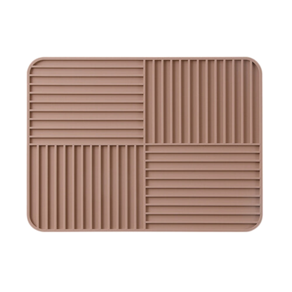 Silicone Dish Drying Mat with Heat Resistance | Foldable Anti-Slip Kitchen Organizer for Effortless Drying 5