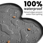 Silicone Pet Feeding Mat with Non-Slip Surface | Bone-Shaped Design for Mess-Free Mealtime 5