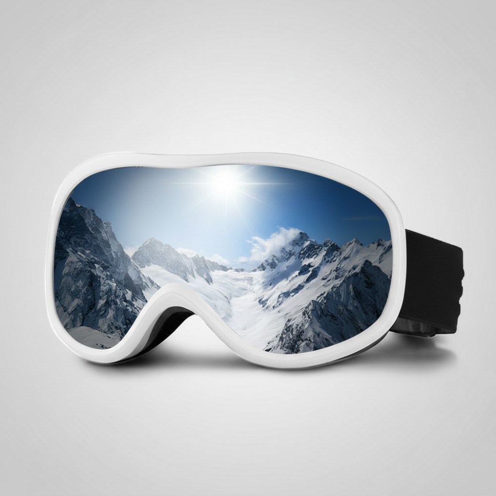 Ski Goggles with Anti-Fog Double Lens | UV Protection for Clear Vision 0