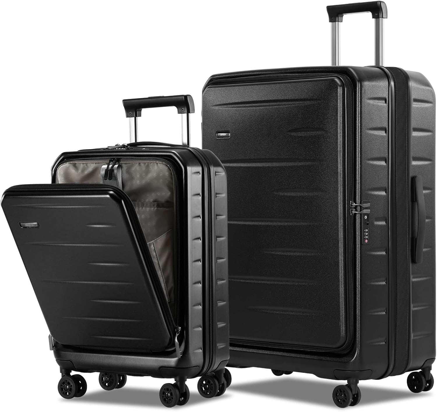 Skyward | Expandable Hard Shell Carry-On with Front Pocket & TSA Lock | Lightweight and Durable Luggage Set 0