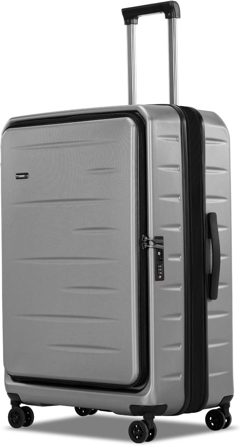 Skyward | Expandable Hard Shell Carry-On with Front Pocket & TSA Lock | Lightweight and Durable Luggage Set 4