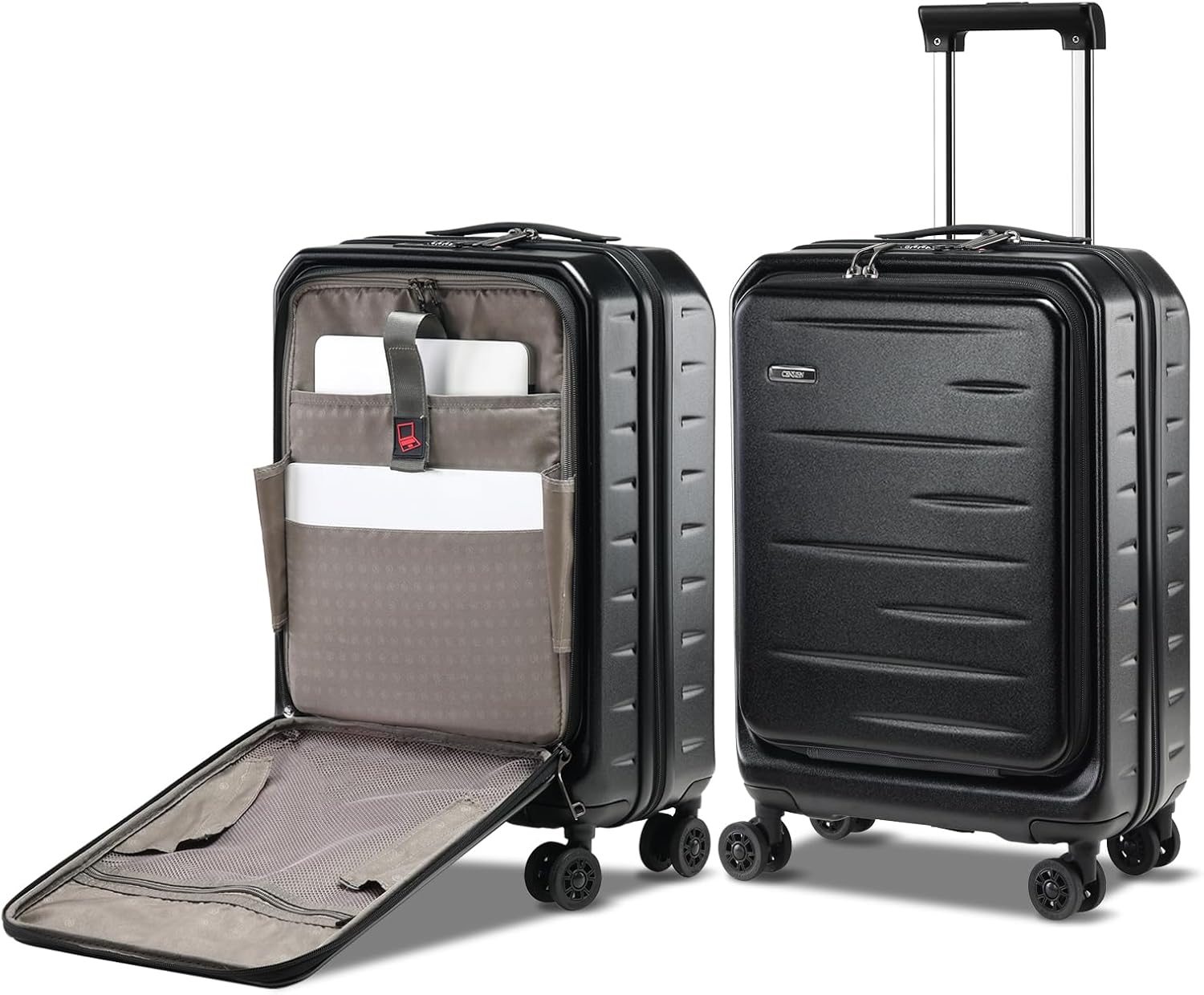 Skyward | Expandable Hard Shell Carry-On with Front Pocket & TSA Lock | Lightweight and Durable Luggage Set 7