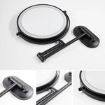 Sleek LED Magnifying Mirror with Adjustable Lighting for Flawless Makeup 1