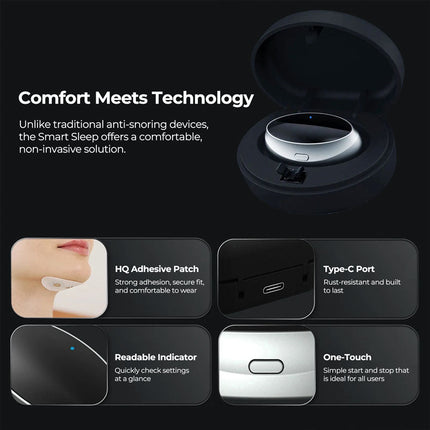 Sleep Aid | Anti-Snoring Chin Clip Device with Ergonomic Design | Comfortable Non-Invasive Support for Quieter Nights 4