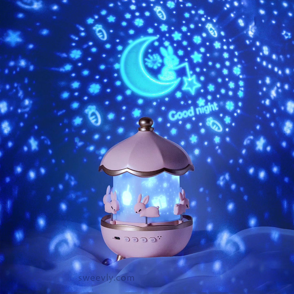 Sleepora | Children's Night Projector with Soothing Melodies & 12 Themes | Calming Bedtime Experience 4