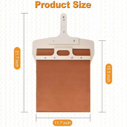 Pizza Peel, Wooden Pizza Peel with Sliding Board and 10 in Handle – image 6