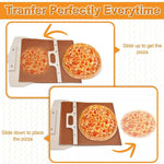Tuzwa Wooden Pizza Peel – 14 x 16 Inch Pizza Paddle with 10 Inch Handle & Beveled Edge for Oven, Grill & Pizza Stone