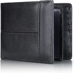 SlimArmor | RFID-Blocking Leather Bifold Wallet for Men with 16 Card Slots | Durable Design for Everyday Security 0