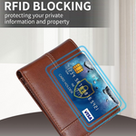 SlimArmor | RFID-Blocking Leather Bifold Wallet for Men with 16 Card Slots | Durable Design for Everyday Security 5