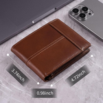 SlimArmor | RFID-Blocking Leather Bifold Wallet for Men with 16 Card Slots | Durable Design for Everyday Security 6