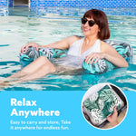 Sloosh | Inflatable Pool Float Chair with Adjustable Backrest | Lightweight Design for Ultimate Comfort 5