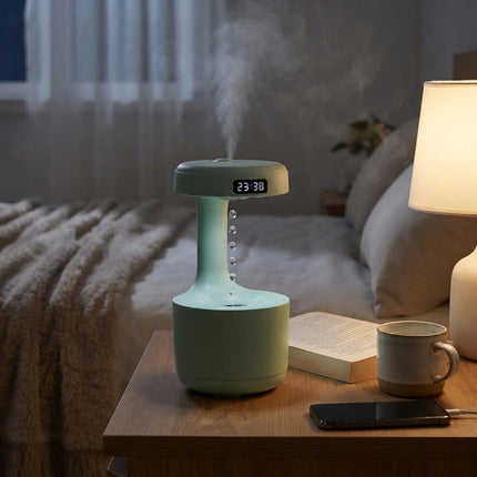 Humidifier for Bedroom, Small Cool Mist Humidifier with 27 oz Tank, Rechargeable Portable Humidifier with UV Filter