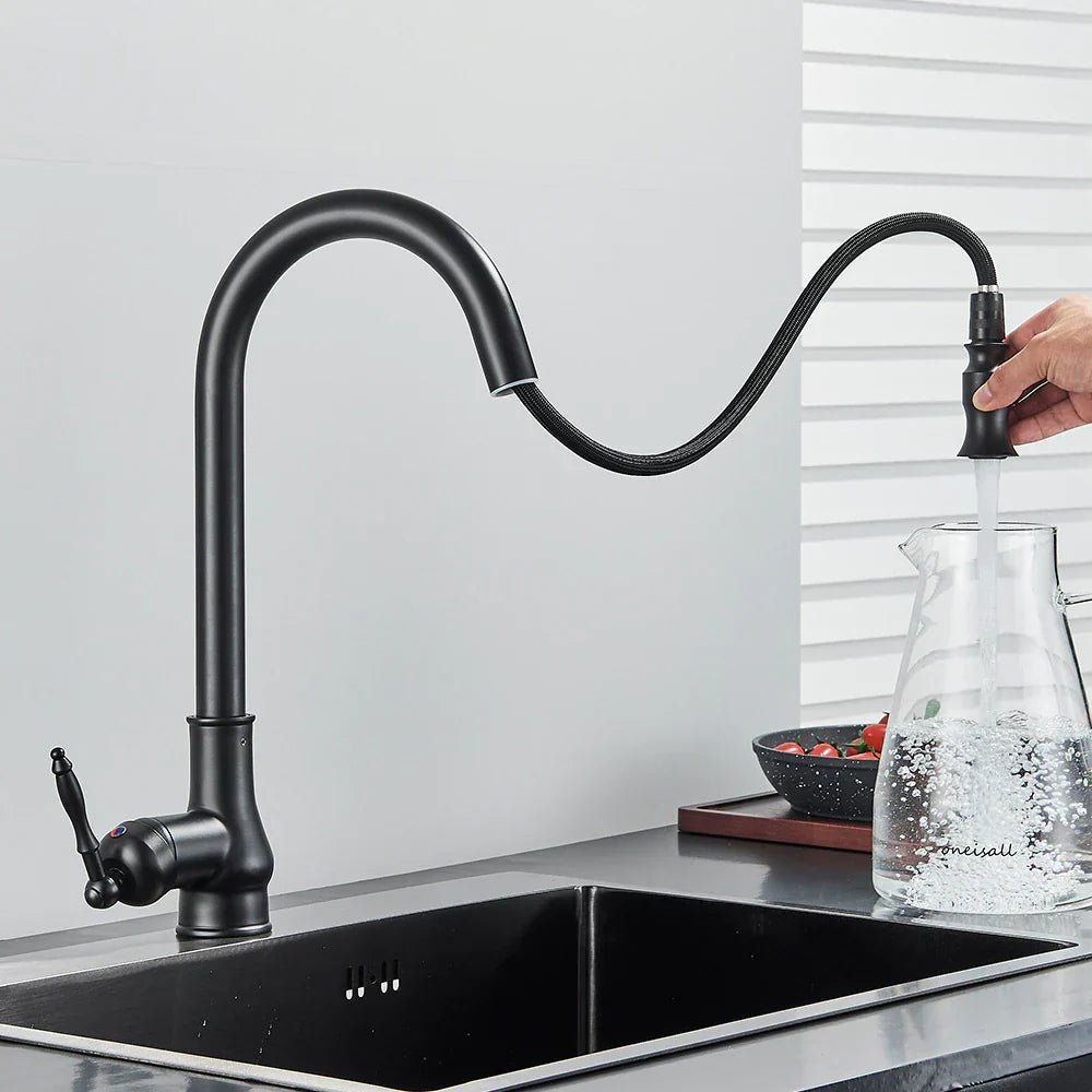 SmartSpout | Kitchen Faucet with Pull-Out Sprayer & Touch Sensor | Antique Bronze Finish for Effortless Cleaning 5