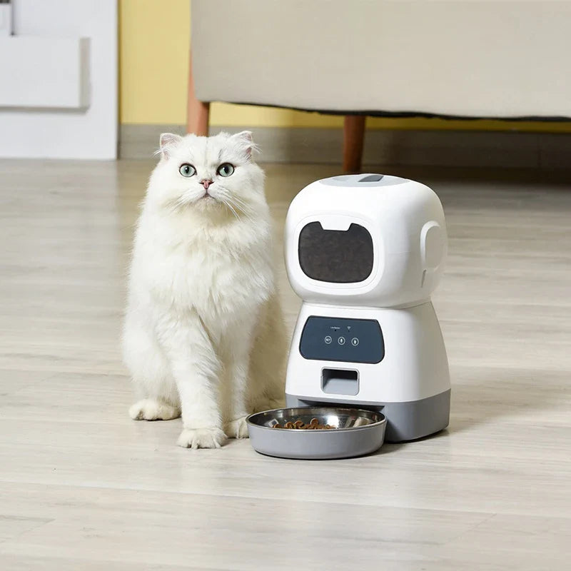 Smart Automatic Pet Feeder with Programmable Schedule | Eco-Friendly Design for Healthy Pets 0