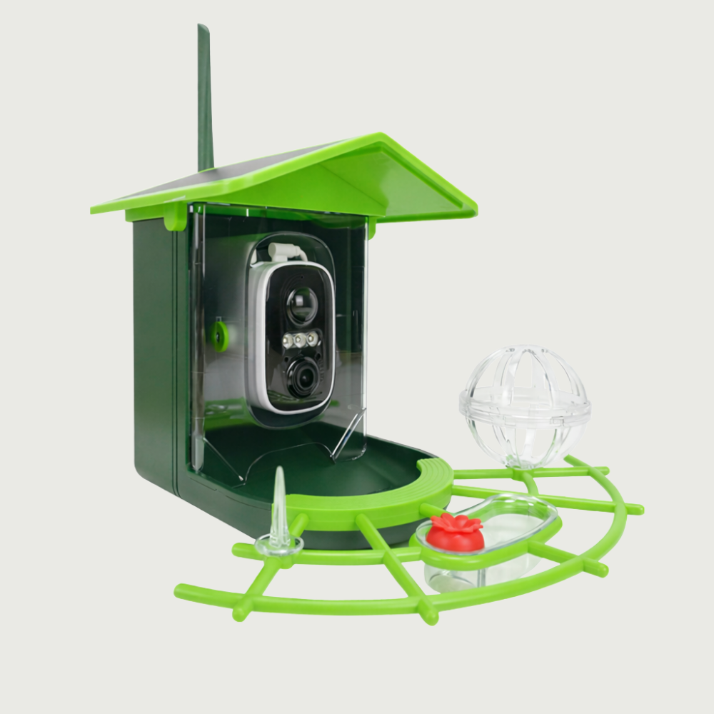 Smart Bird Feeder Camera | HD 2K Outdoor Surveillance with App Alerts | Perfect for Backyard Bird Watching 0