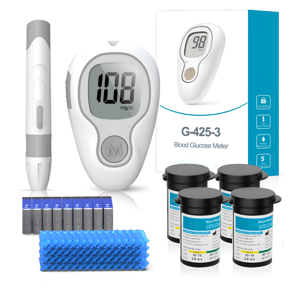 Smart Blood Sugar Monitor Kit with Rapid Results | Compact Glucose Testing Solution for Home and Travel 8
