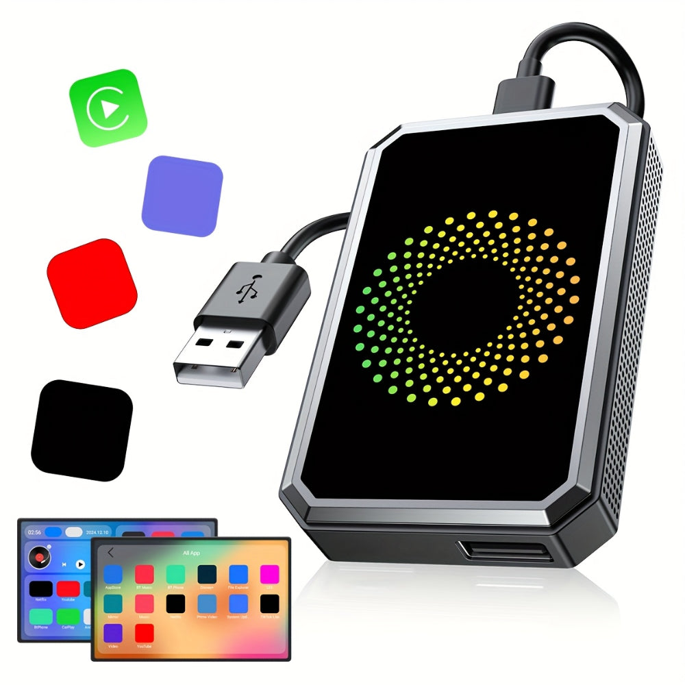 Smart Car Series | Wireless Carplay Adapter with Quick Setup | Bluetooth Connectivity for Effortless Media Streaming 0