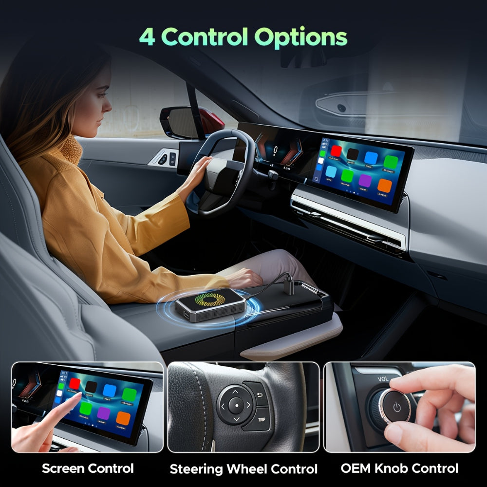 Smart Car Series | Wireless Carplay Adapter with Quick Setup | Bluetooth Connectivity for Effortless Media Streaming 5