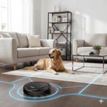 Smart Clean | Robot Vacuum Cleaner with HEPA Filtration | Ultra-Quiet Operation for Allergy Relief 2
