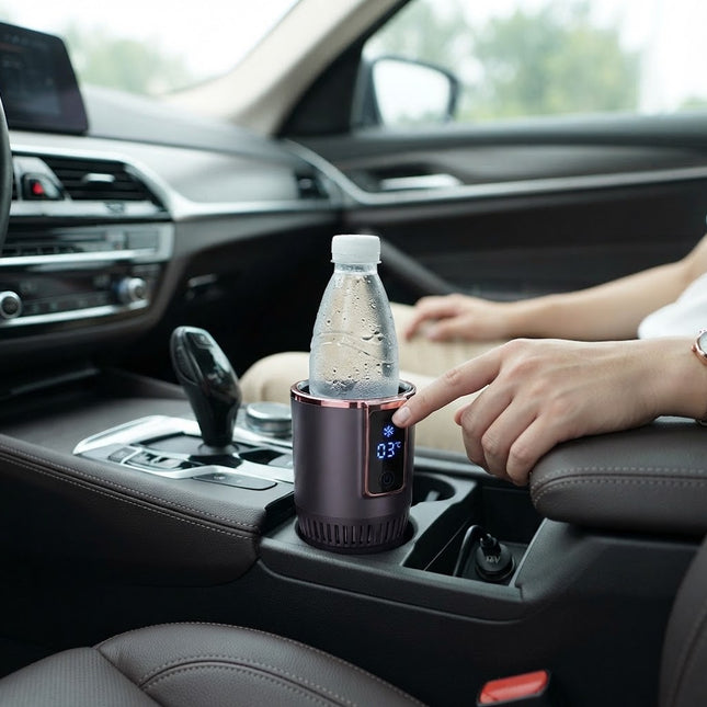 Car Cup Holder with Heating and Cooling, 12V Heated Cup Holder, Car Beverage Cooler and Warmer, Car Accessories
