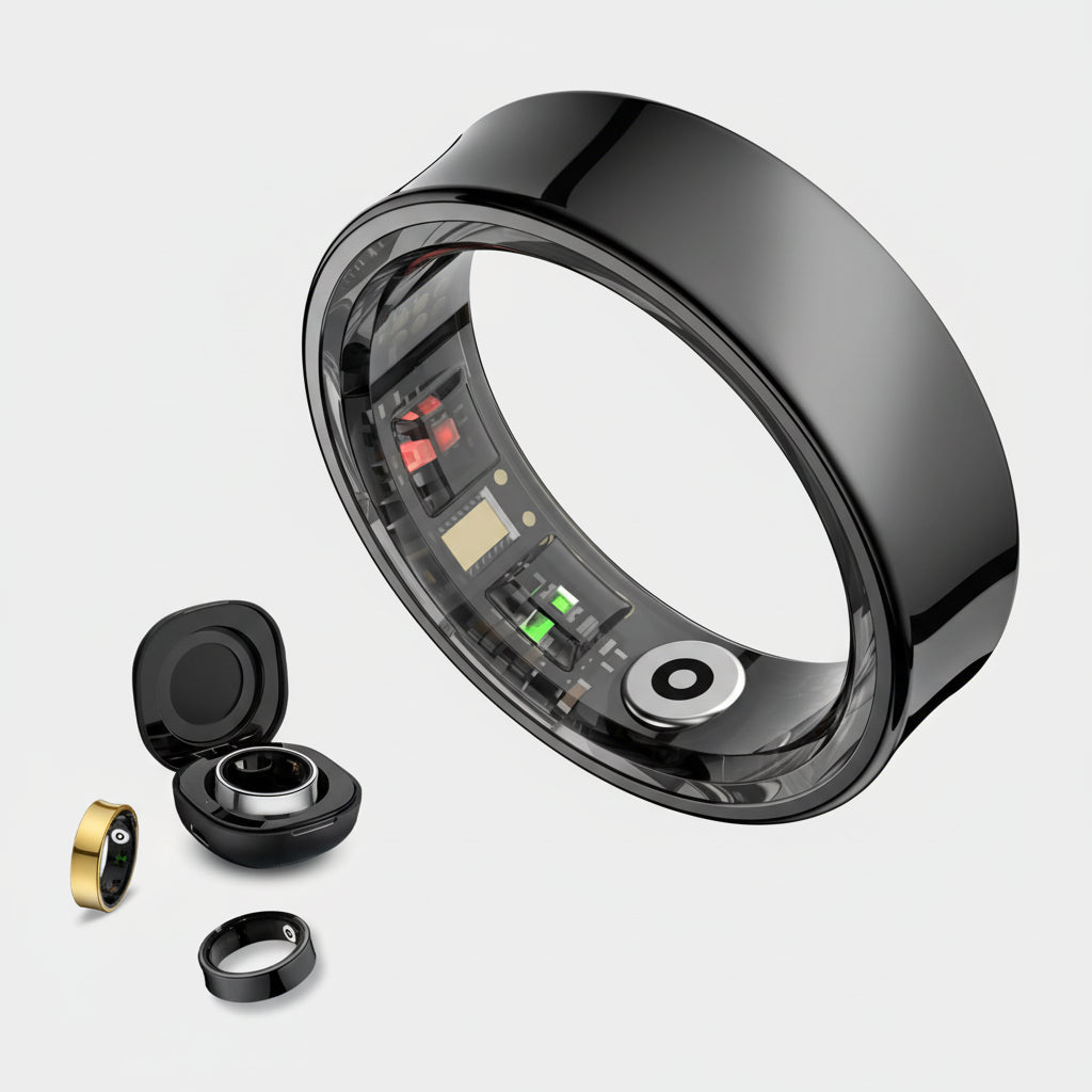 Smart Health Ring | Fitness Tracker with Sleep Monitoring & Waterproof Design | Real-Time Health Insights for Daily Wellness 0