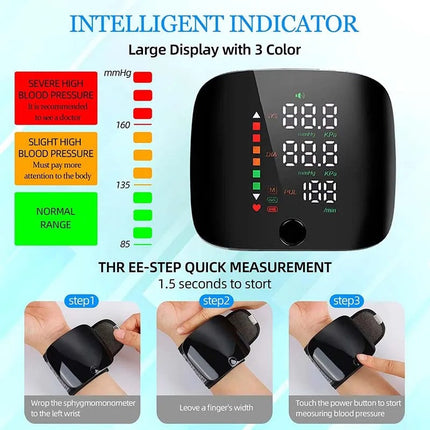 Smart Health | Blood Pressure Monitor with Voice Alerts & LCD Screen | Portable Design for Accurate Home Tracking 4