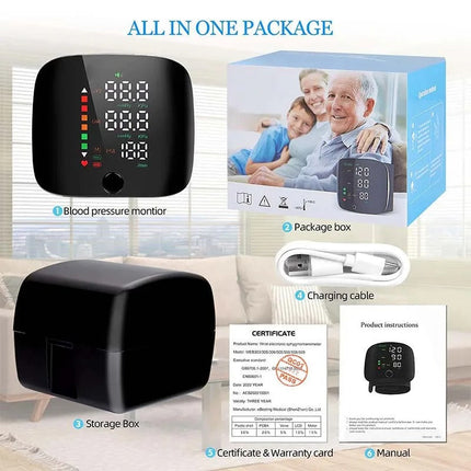 Smart Health | Blood Pressure Monitor with Voice Alerts & LCD Screen | Portable Design for Accurate Home Tracking 5