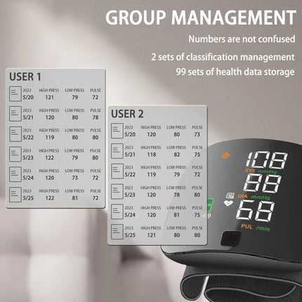 Smart Health | Blood Pressure Monitor with Voice Alerts & LCD Screen | Portable Design for Accurate Home Tracking 6