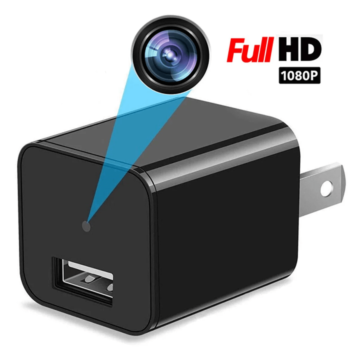 Smart Home | USB Wall Charger Security Camera with 1080P HD Streaming | Discreet Design for Home Monitoring 0