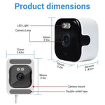 Smart Home | Window Security Camera with AI Human Detection | Full Color Night Vision for Enhanced Surveillance 4
