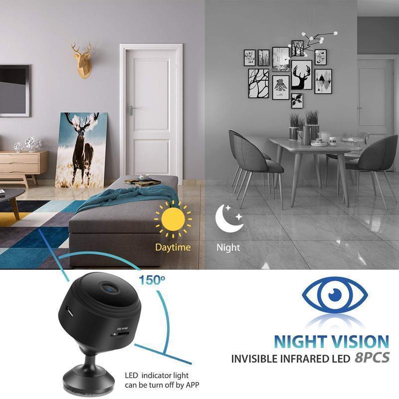 Smart Mini Camera | 1080p WiFi Magnetic Camera with Night Vision | Versatile Security Solution for Home and RV 5