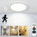 Smart Motion Sensor | Flush Mount Ceiling Light with Rechargeable Battery | Sleek Design for Effortless Indoor Lighting 0