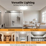 Smart Motion Sensor | Flush Mount Ceiling Light with Rechargeable Battery | Sleek Design for Effortless Indoor Lighting 1