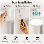 Smart Motion Sensor | Flush Mount Ceiling Light with Rechargeable Battery | Sleek Design for Effortless Indoor Lighting 4