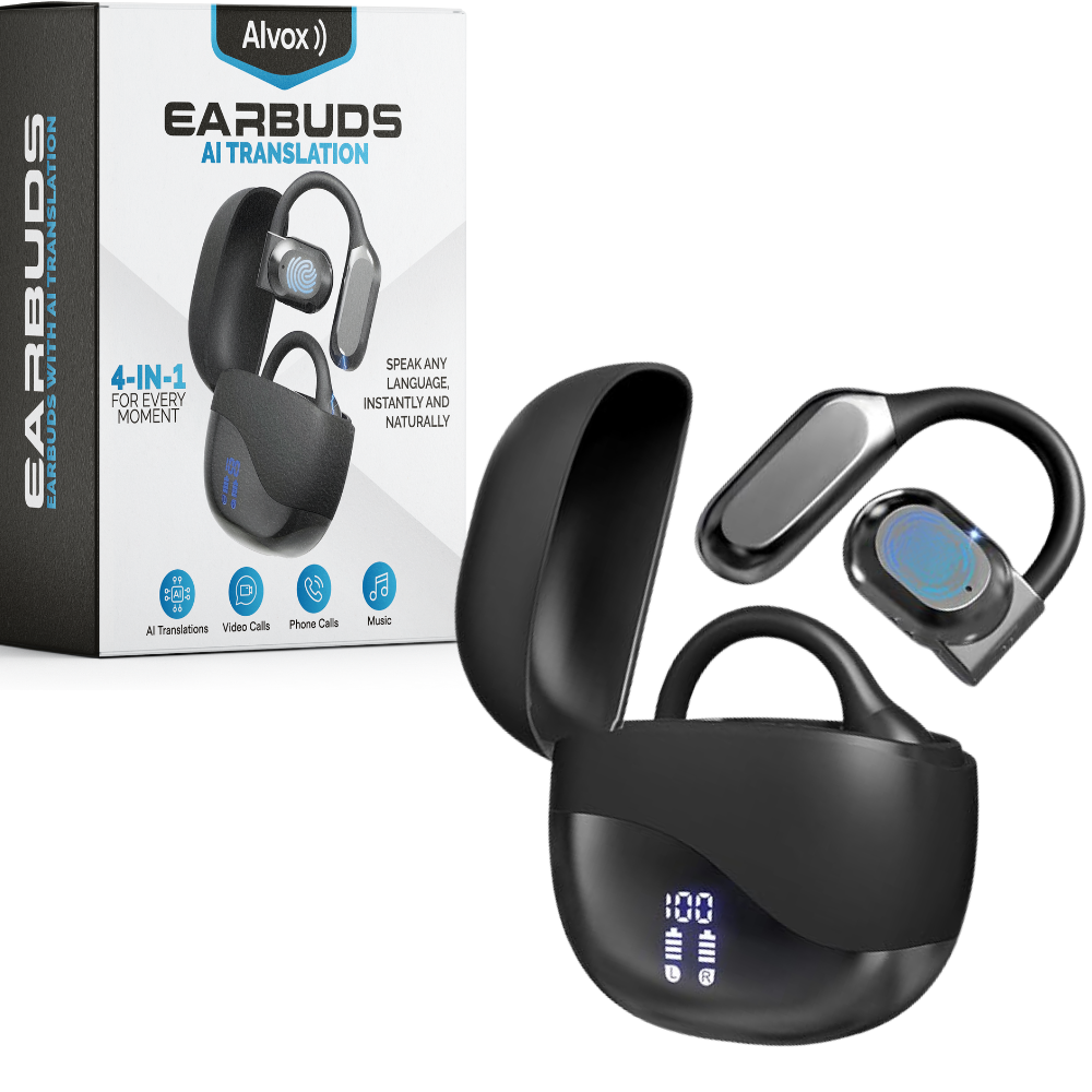 Smart Translation | Wireless Bluetooth Earbuds with Type C Charging | Real-Time Voice Translation for Seamless Communication 4